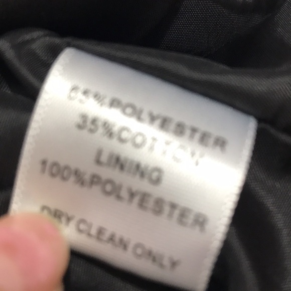 GIBSON womens black one button stretchy blazer size Small 3/4 sleeve - Picture 13 of 13